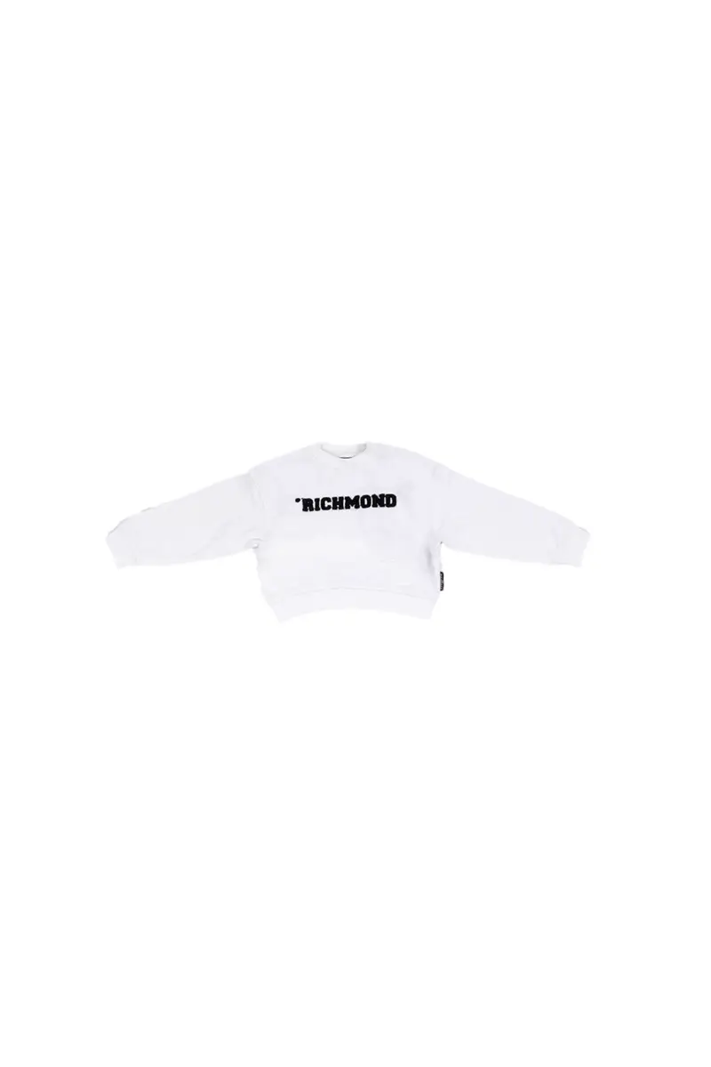JOHN RICHMOND Felpa Bambino White Sweatshirt gaia