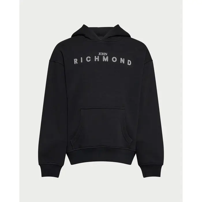 John Richmond Felpe con cappuccio Felpa bambino con cappuccio Nero