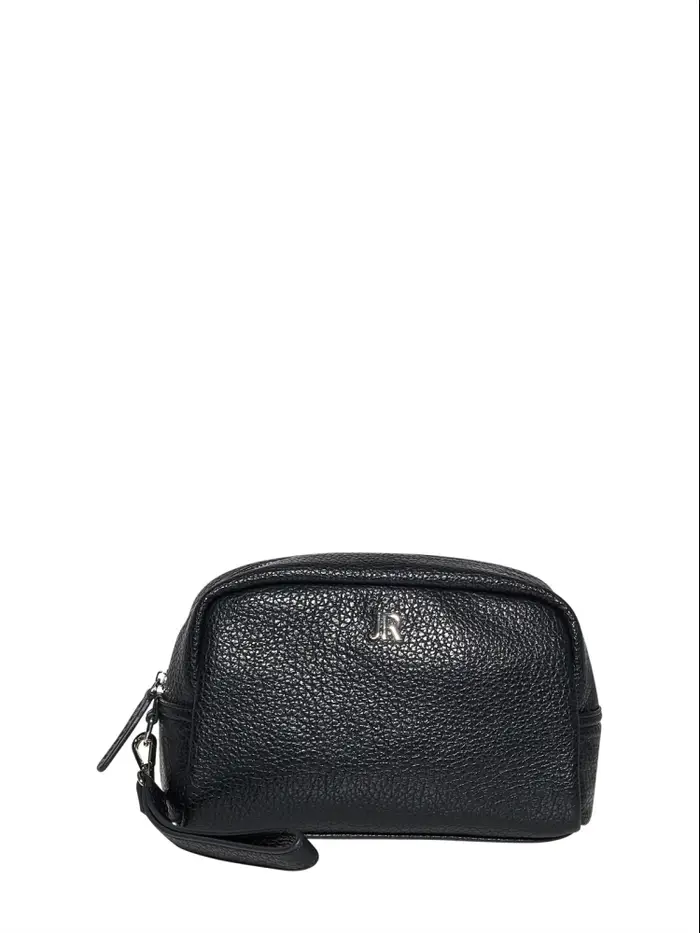 John Richmond pochette bakimi uomo nero con logo