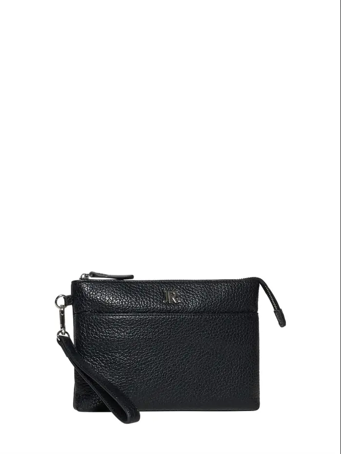 John Richmond pochette uomo divaram nera con logo