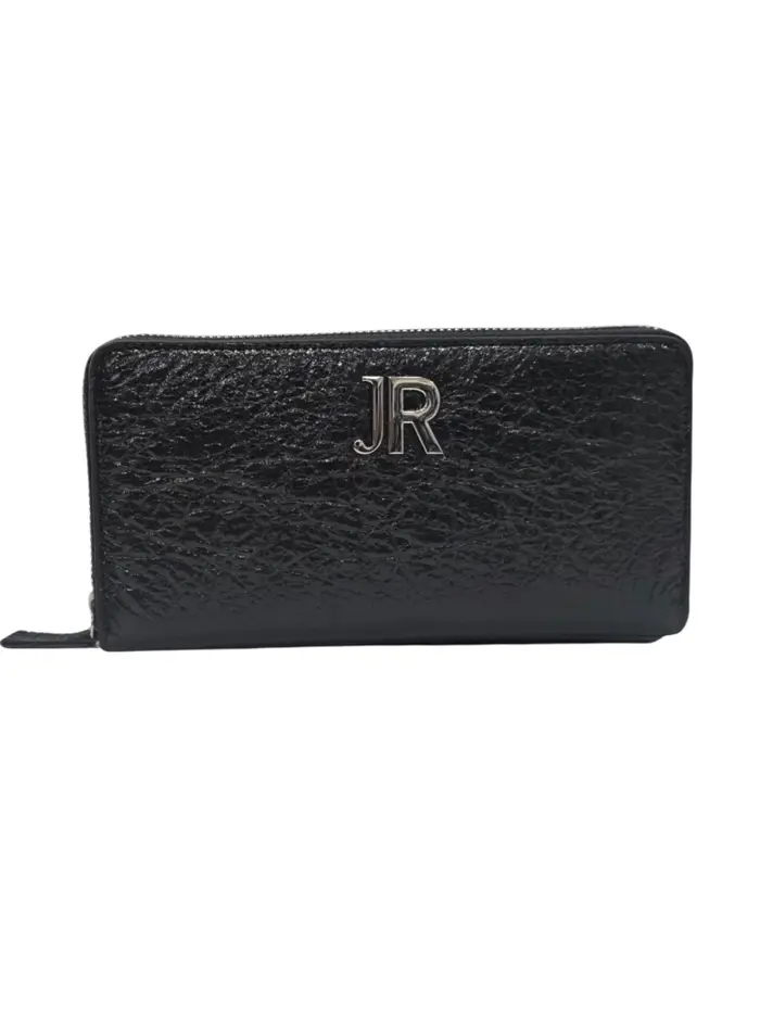 John Richmond portafoglio donna hagio zip around nero