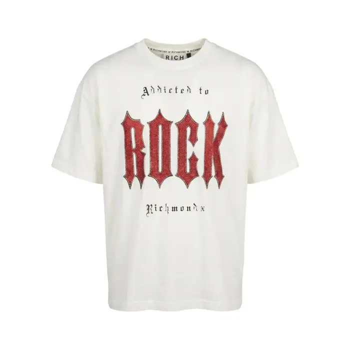 T-shirt John Richmond t-shirt bianca rock Bianco