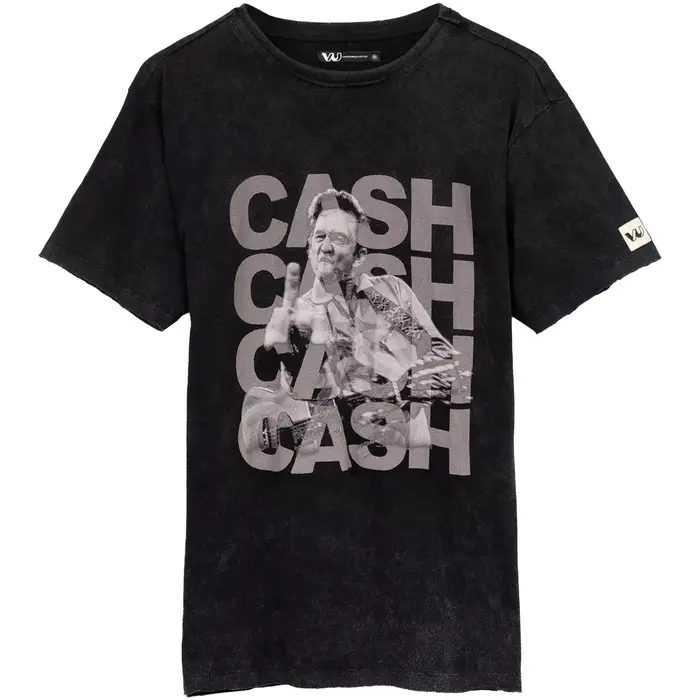 T-shirt Johnny Cash NS7161 Nero