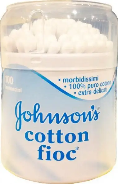 Johnson's Bastoncini Igienici Ovattati Cotton Fioc 100 Pezzi