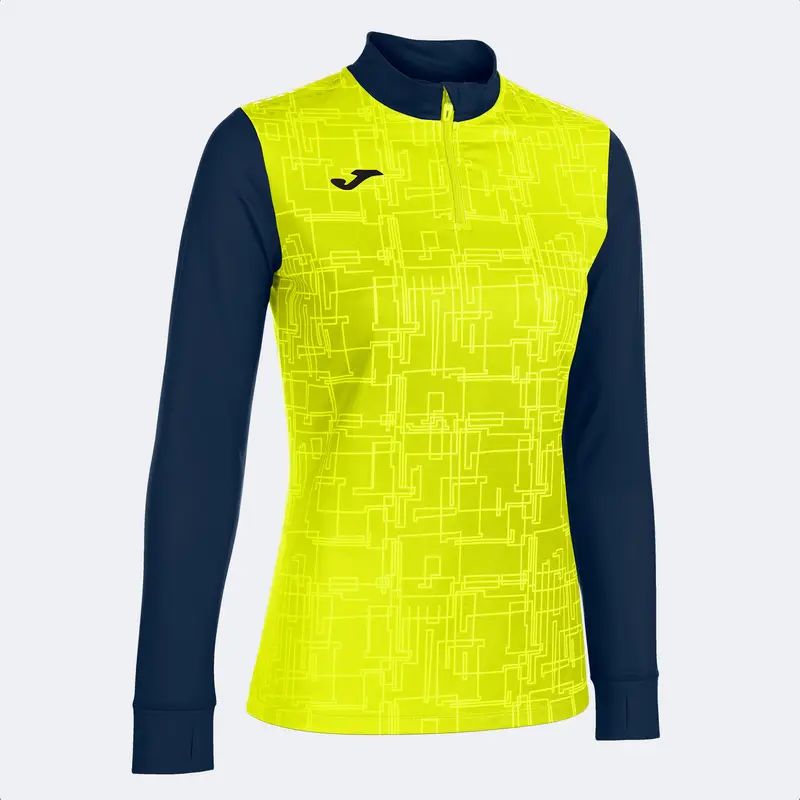 Joma Felpa da donna Elite VIII 1/2 zip Bleu