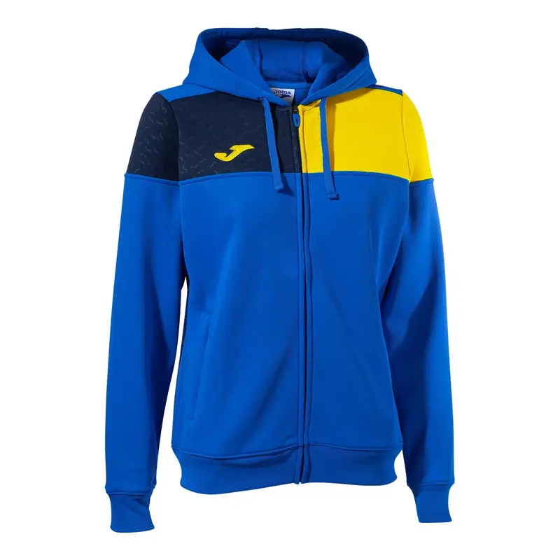 Joma Giacca della tuta con cappuccio da donna Crew V Bleu