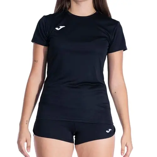 Joma Maglietta Sportiva Donna, 6XS - 3XL - Mantiene il Contatto con il Corpo Asciutto, Ideale per la Corsa o Gym