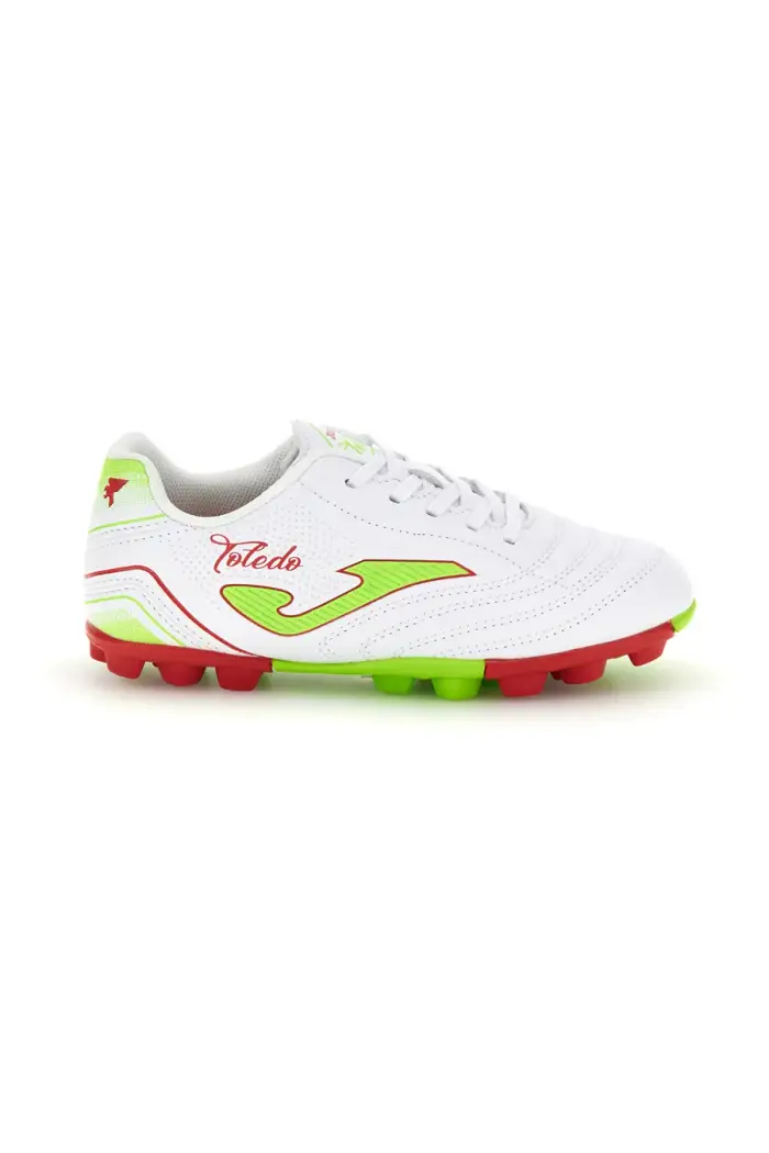 Scarpe da calcio bianche verdi e rosse con tacchetti Joma TOJW2602HG [BIANCO]