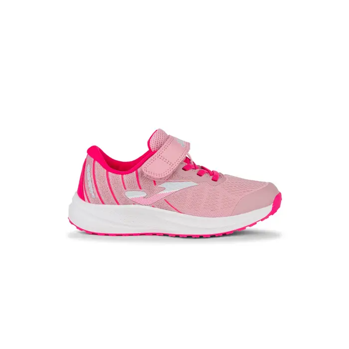 JOMA Scarpe da ginnastica rosa da bambina con chiusura a strappo