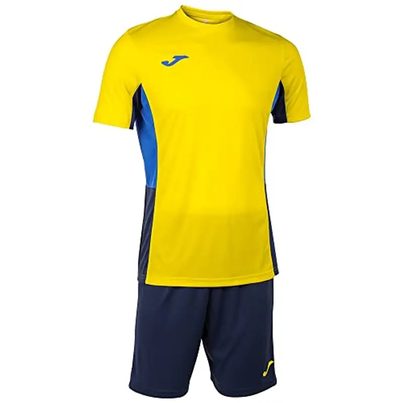 Joma Set uomo Danubio II giallo blu navy blu reale