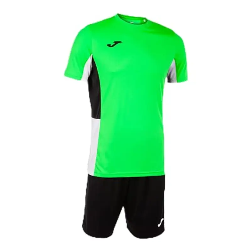 Joma Set uomo Danubio II verde fluorescente nero bianco