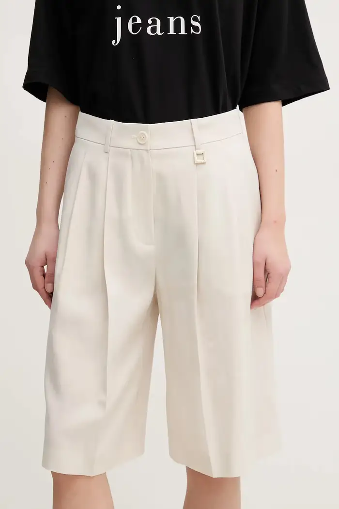 Joop! pantaloncini in lino misto Beige