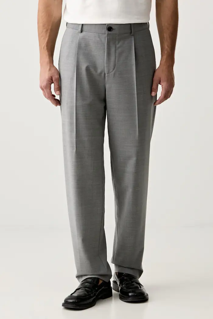 Joop! pantaloni da uomo con misto lana Grigio