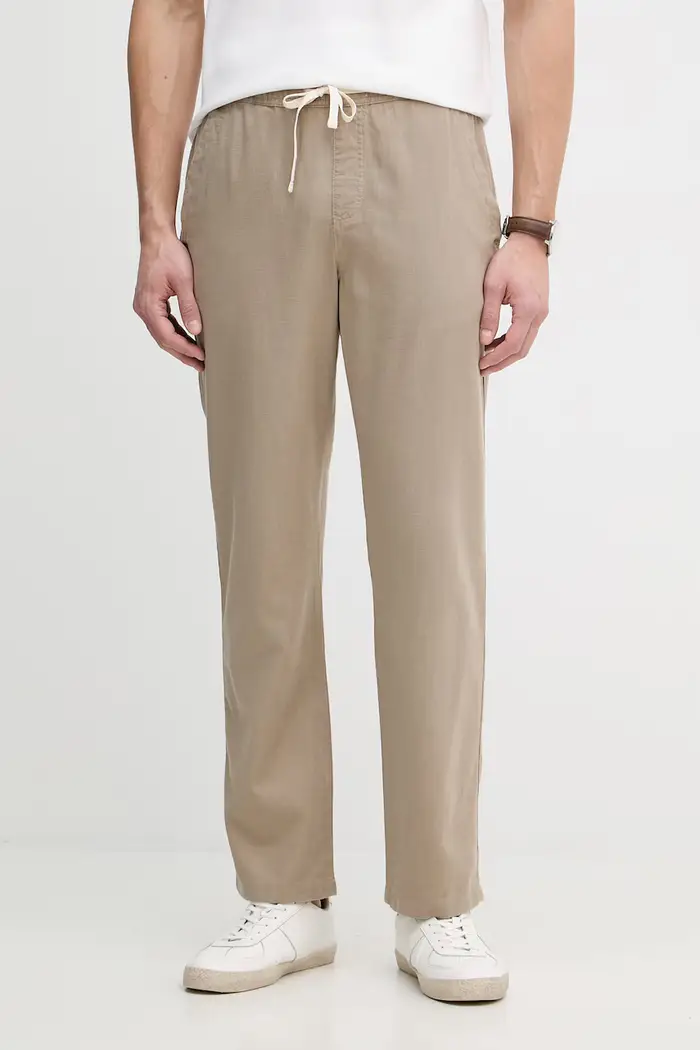 Joop! pantaloni regular da uomo in lyocell Beige