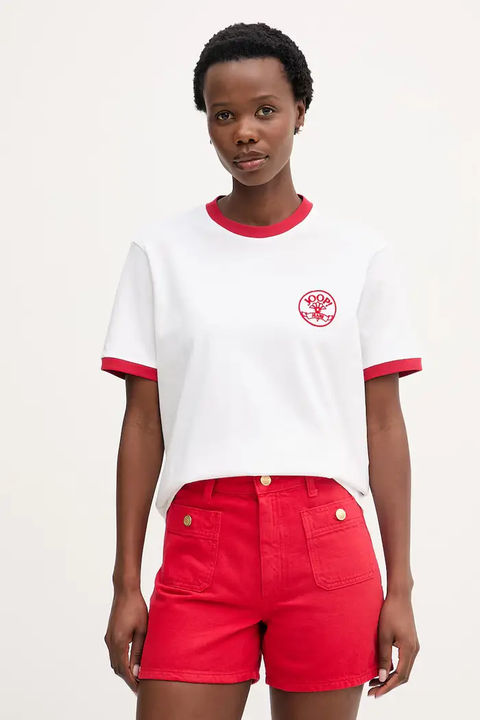 Joop! t-shirt da donna in cotone Bianco