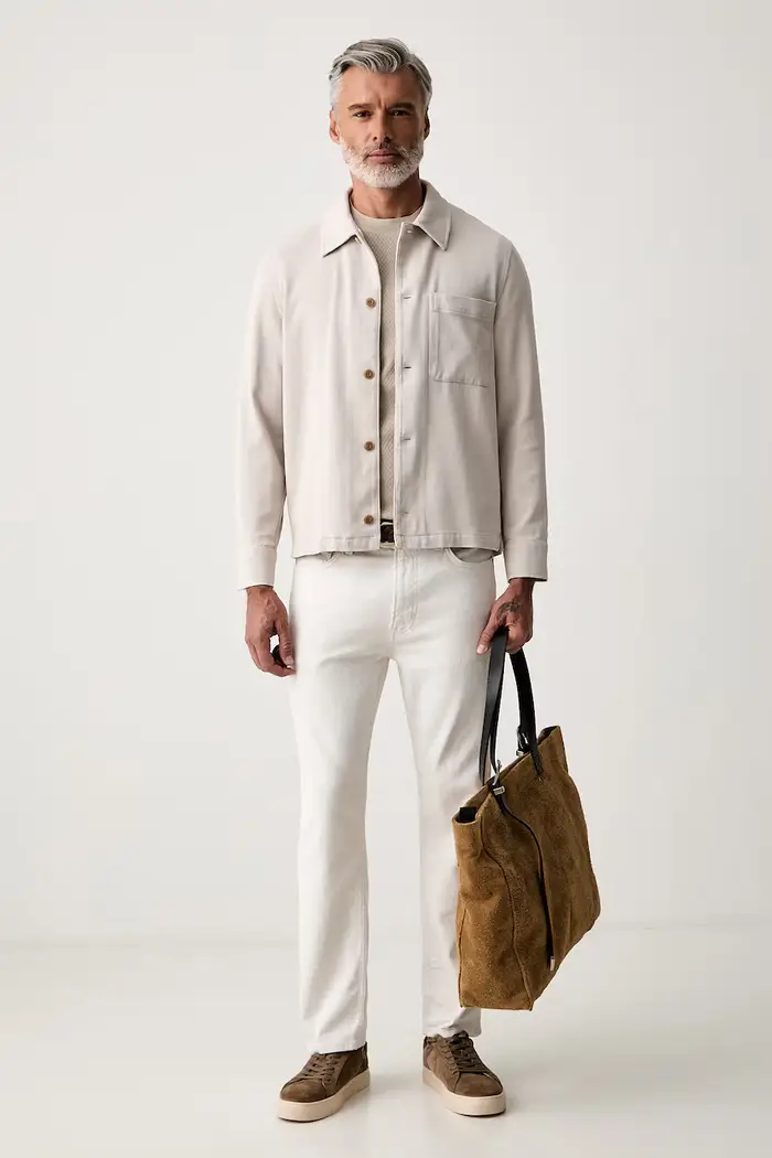 Joop! t-shirt da uomo in cotone Beige