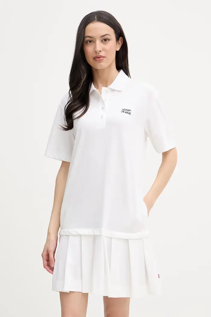 Joop! vestito con cotone Bianco