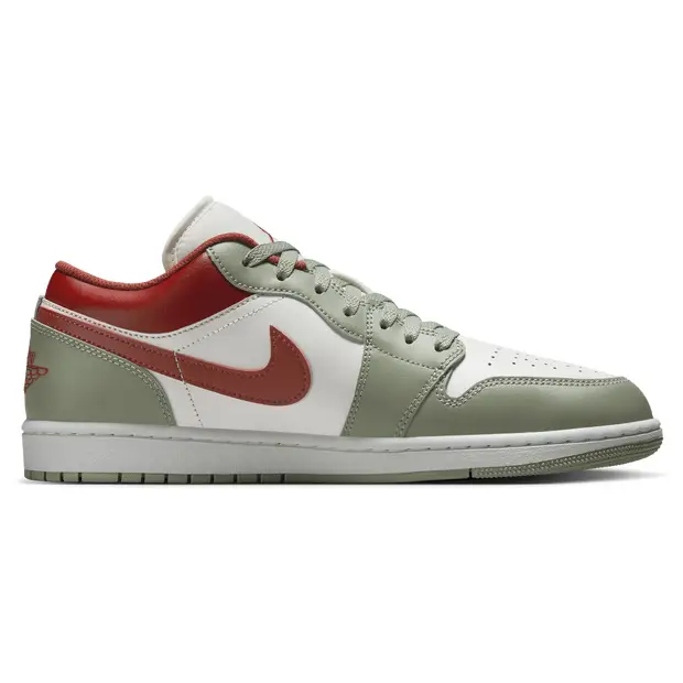 Jordan 1 Low male Scarpe - Bianco - Pelle - Foot Locker White