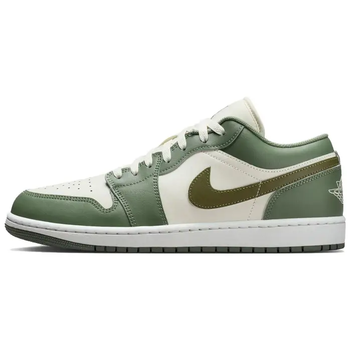 Air 1 Vestibilità Comoda Scarpe da Basket Retro Basse Sneaker da Uomo Verde Bianco 553558-300 45 5