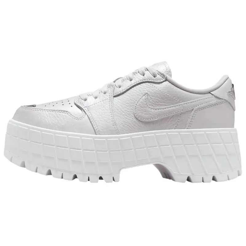 Jordan Air 1 Low Brooklyn Bianco Argento Metallizzato Sneakers da Donna HF3184-100