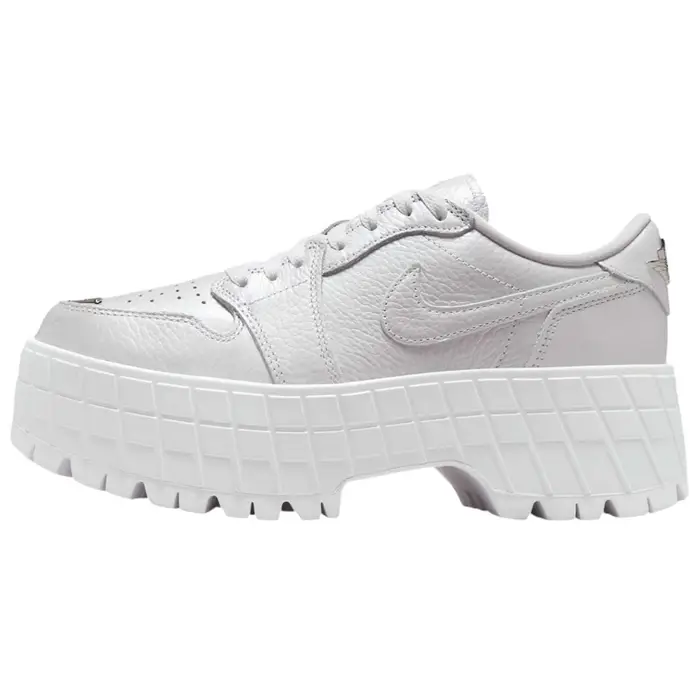 Air Jordan 1 Low Brooklyn Bianco Argento Metallizzato Sneakers da Donna HF3184-100 38 5