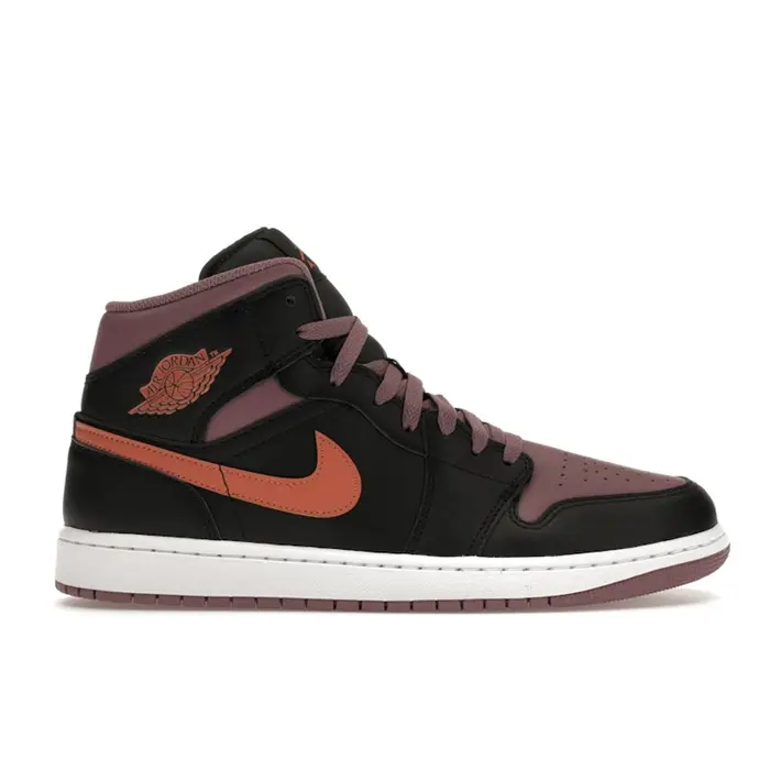 Air Jordan 1 Mid SE Nero Sky J Malva Uomo Sneakers Sky-J-Arancione Bianco FB9911-008 42 5
