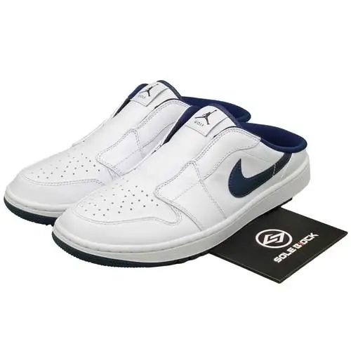Jordan Air 1 Mule Golf Blu Notte FJ1214-103 Unisex EU 46 bianco