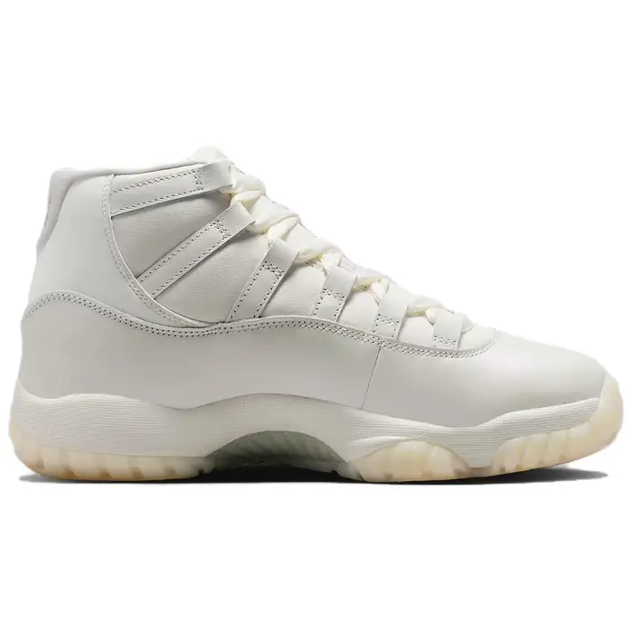 Air Jordan 11 Retro Perla / Grand Finale Scarpe da Ginnastica da Donna Crema Vela Grigio Perla AR0715-110 44