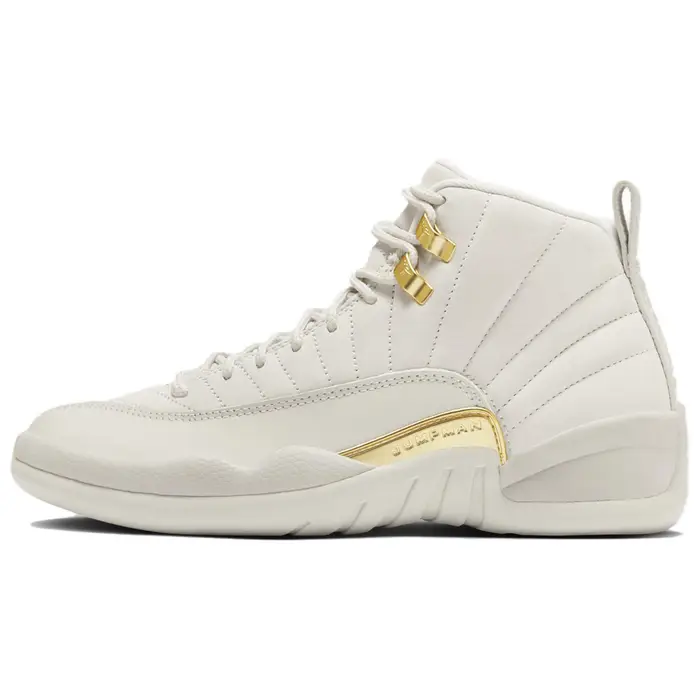 Air Jordan 12 Retro Phantom Scarpe da Ginnastica da Donna Panna Oro Metallizzato Bianco FD9101-007 40 5
