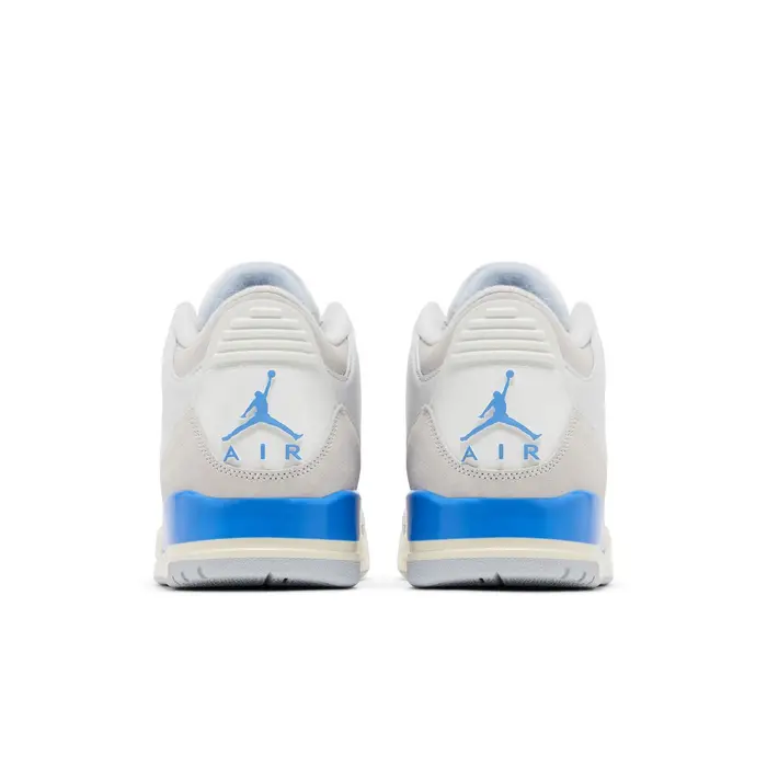 Air Jordan 3 Retro Lucky Shorts Scarpe da Ginnastica da Uomo Bianco Summit-White Azzurro Idrogeno CT8532-101 40 5