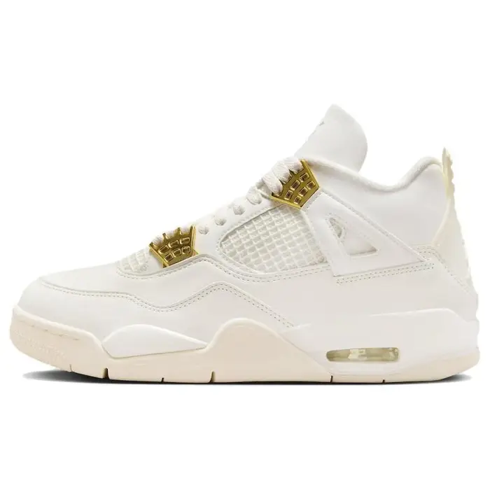 Air Jordan 4 WMNS Oro Metallizzato Jordan AQ9129-170 37 5 bianco