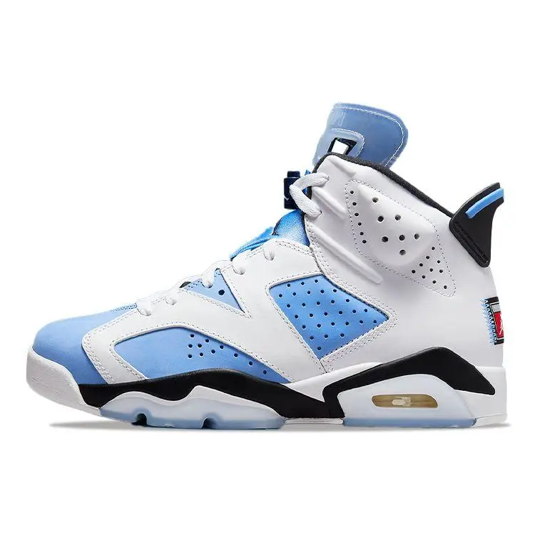 Jordan Air 6 Retro UNC Home Scarpe da Ginnastica da Uomo Blu Blu University Bianco CT8529-410 45 5