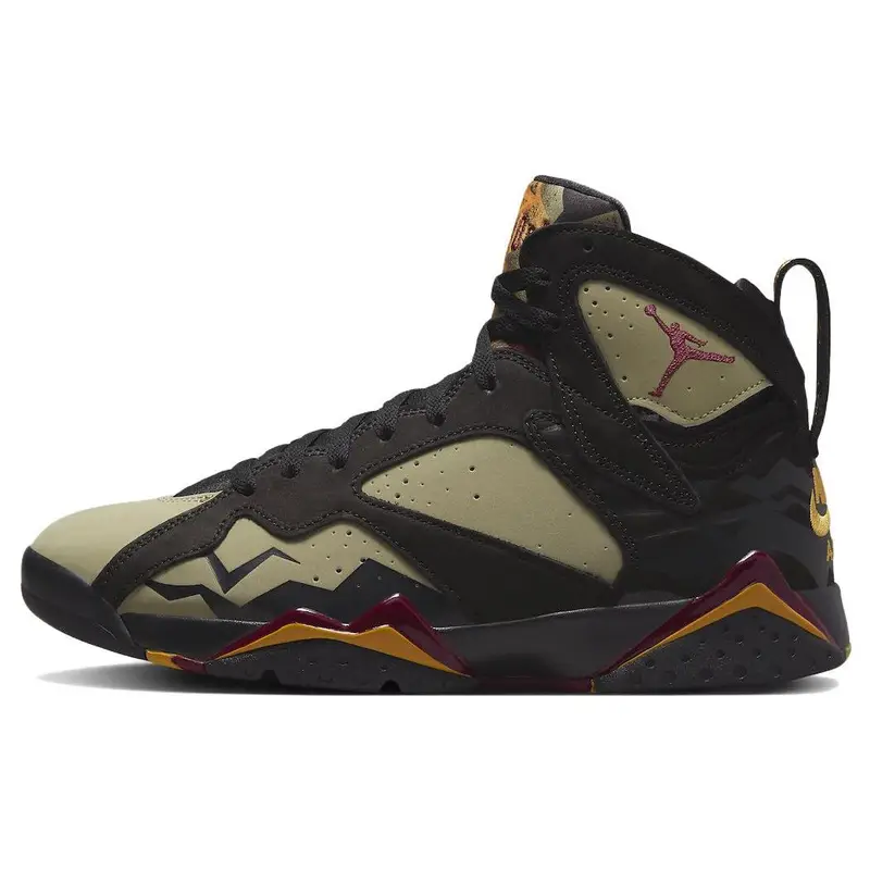 Jordan Air 7 Retro Nero Oliva Scarpe da Uomo Rosso Ciliegia Oliva Neutra Chutney DN9782-001