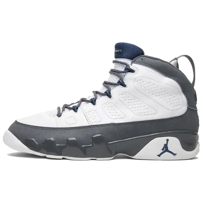 Air Jordan 9 Retro Flint Grey 2026 Sneakers da Uomo Bianco Blu Francese HV4794-100 44