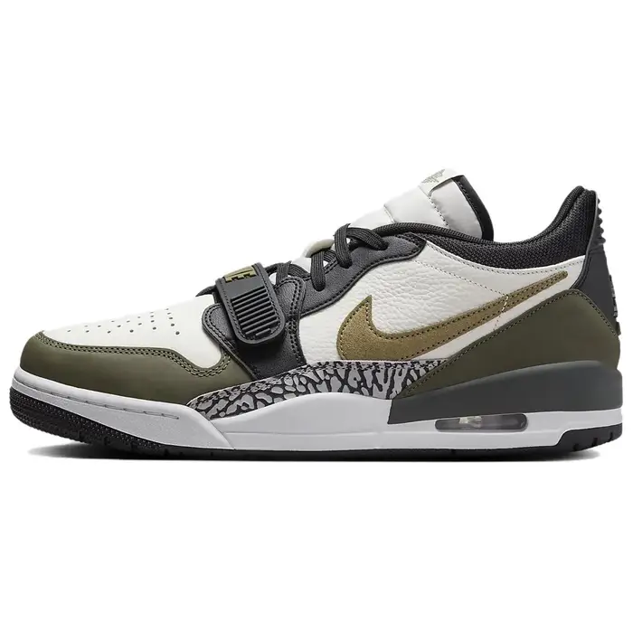 Jordan Air Legacy 312 Low Oliva Medio Scarpe da Ginnastica da Uomo Bianco Vela Nero CD7069-120 44 5