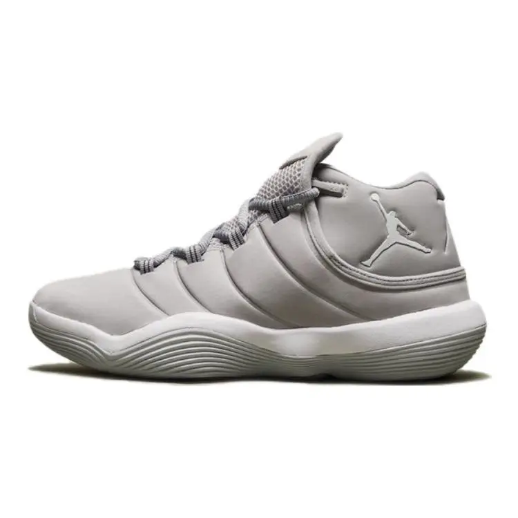 Jordan Air Super Fly 2017 BG Grigio Lupo Scarpe da Ginnastica Bambino Bianco Platino Puro 921208-003 35 5