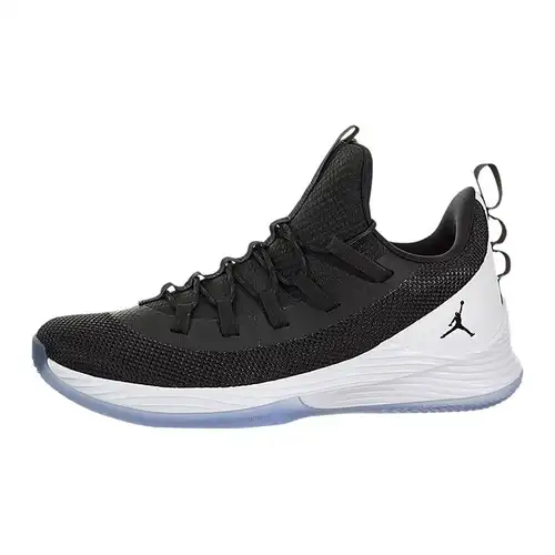 Jordan Air Ultra Fly 2 Low Nero Scarpe da Ginnastica da Uomo Nero-Bianco AH8110-010
