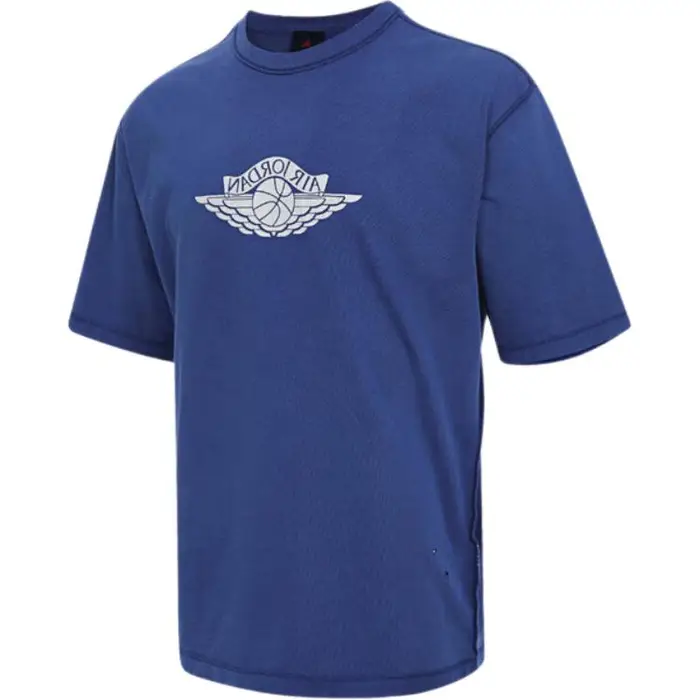 Air SS25 Rara WSH SS Crew Moda Comoda Versatile Morbida Maglietta a Maniche Corte Uomo T-shirt Blu IB3131485 2XL