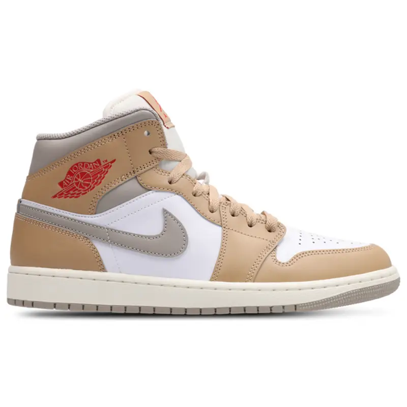 Jordan Aj1 Mid male Scarpe - Marrone - Cuoio, Sintetico - Foot Locker Brown