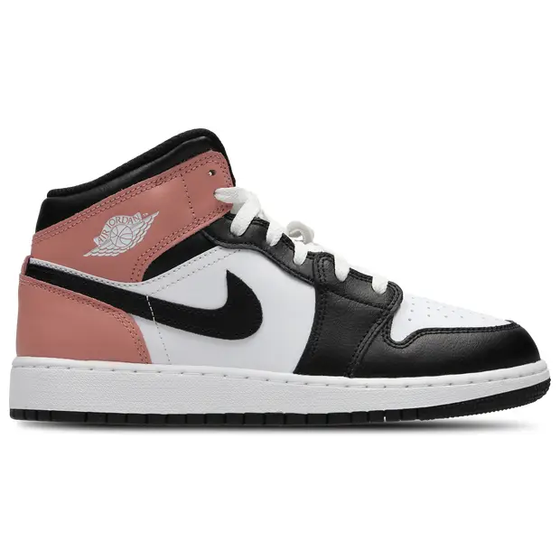 Jordan Aj1 Mid unisex Scarpe - Bianco - Pelle - Foot Locker White