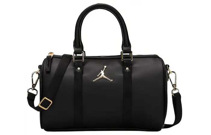 Borsa Duffel Piccola Jordan Borsa a Tracolla in Pelle Nera ONESIZE