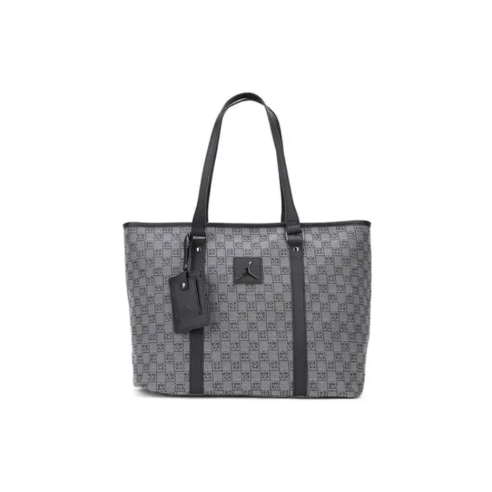 Borsa Tote in Tessuto Idrorepellente Jordan Borsa Shopping Borsa a Mano Borsa a Spalla da Uomo Grigio Jordan HF1890-070 colore grigio
