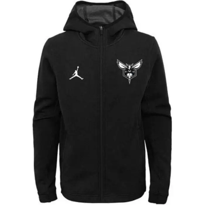 Brand Charlotte Hornets Sportivo Casual Giacca da Basket Uomo Giacche Nera 940865-010 XXL