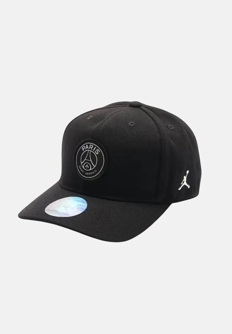 Jordan Cappello con visiera Paris Saint-Germain nero per bambino e bambina