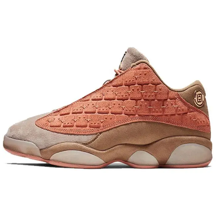 CLOT x Air Jordan 13 Retro Low NRG Terracotta Sneakers Unisex Arancione Sepia-Stone Canteen AT3102-200 44