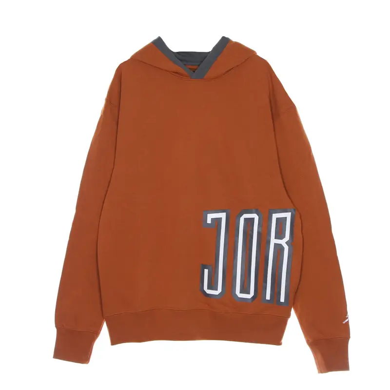 Jordan Felpa Leggera Cappuccio Uomo Sport Dna Hybrid Fleece Pullover Hoodie Dark Russet/iron Grey