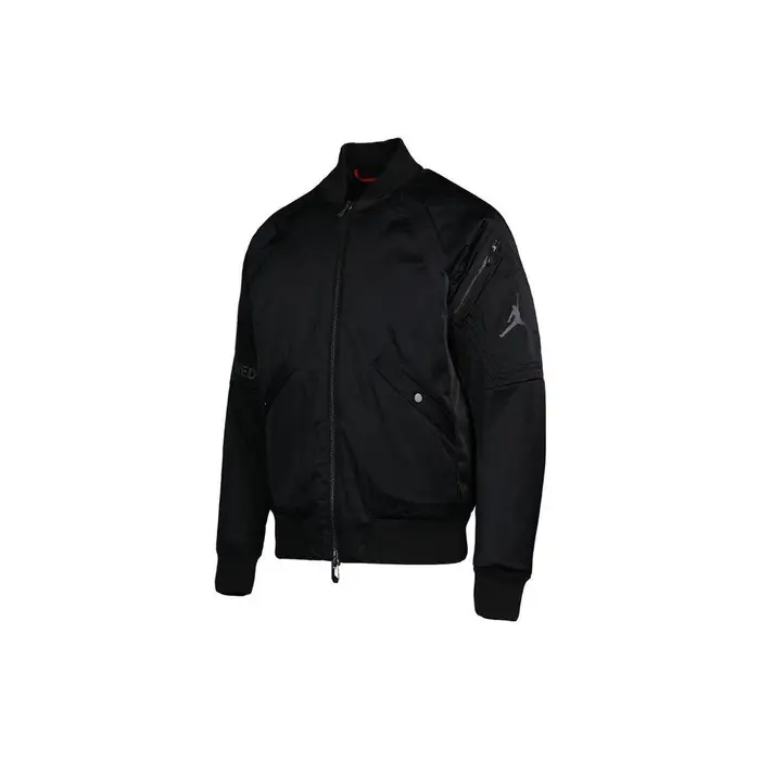 Giacca con Zip e Stampa Logo Jordan da Uomo Capospalla Nero AH0687-010 XXXL