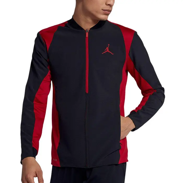Jordan Giacca da Uomo Fashion Brand Logo Colletto Baseball Zip Manica Lunga Giubbotti 887441-011