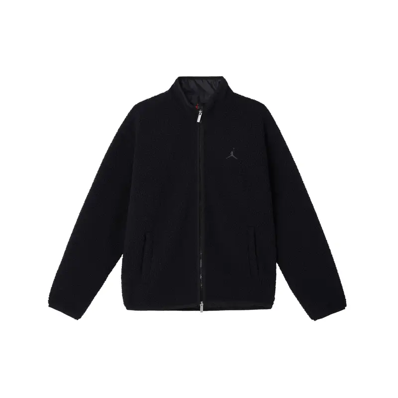 Jordan Giacca in Pile Ampia con Zip Flight Faux Shearling Uomo giacche Nero FV7449-010 3XL