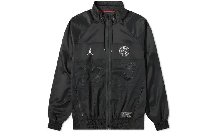 Jordan Giacche Paris Saint Germain Uomo Nero Collo Alto Moderato O